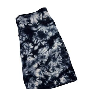 PINK Victoria Secret YOGA Tie Dye Biker Shorts‎ Women's Size L Blue Athletic